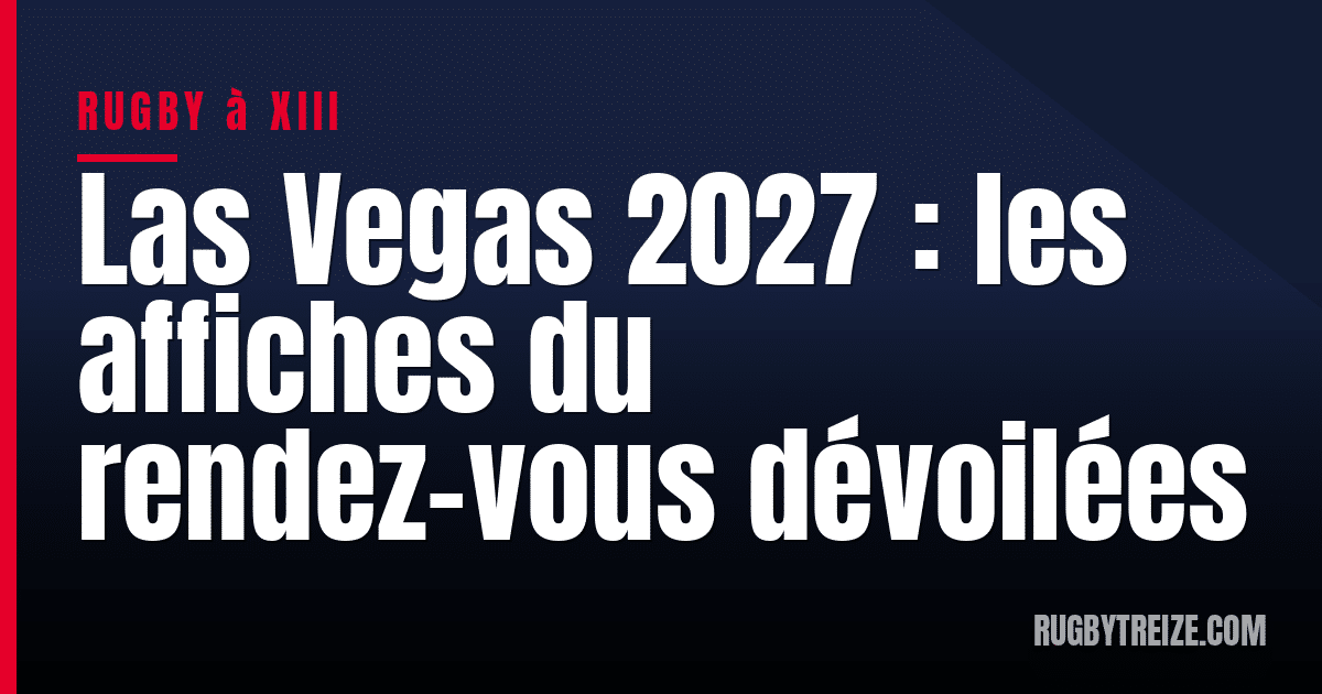 Las Vegas 2027 : les affiches du rendez-vous dévoilées