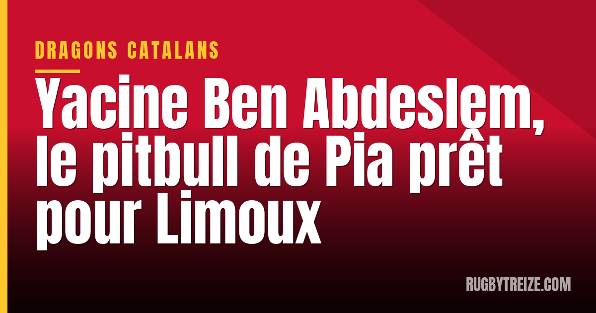 Yacine Ben Abdeslem, le pitbull de Pia prêt pour Limoux