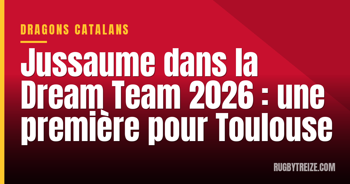 Jussaume dans la Dream Team 2026 : une première pour Toulouse